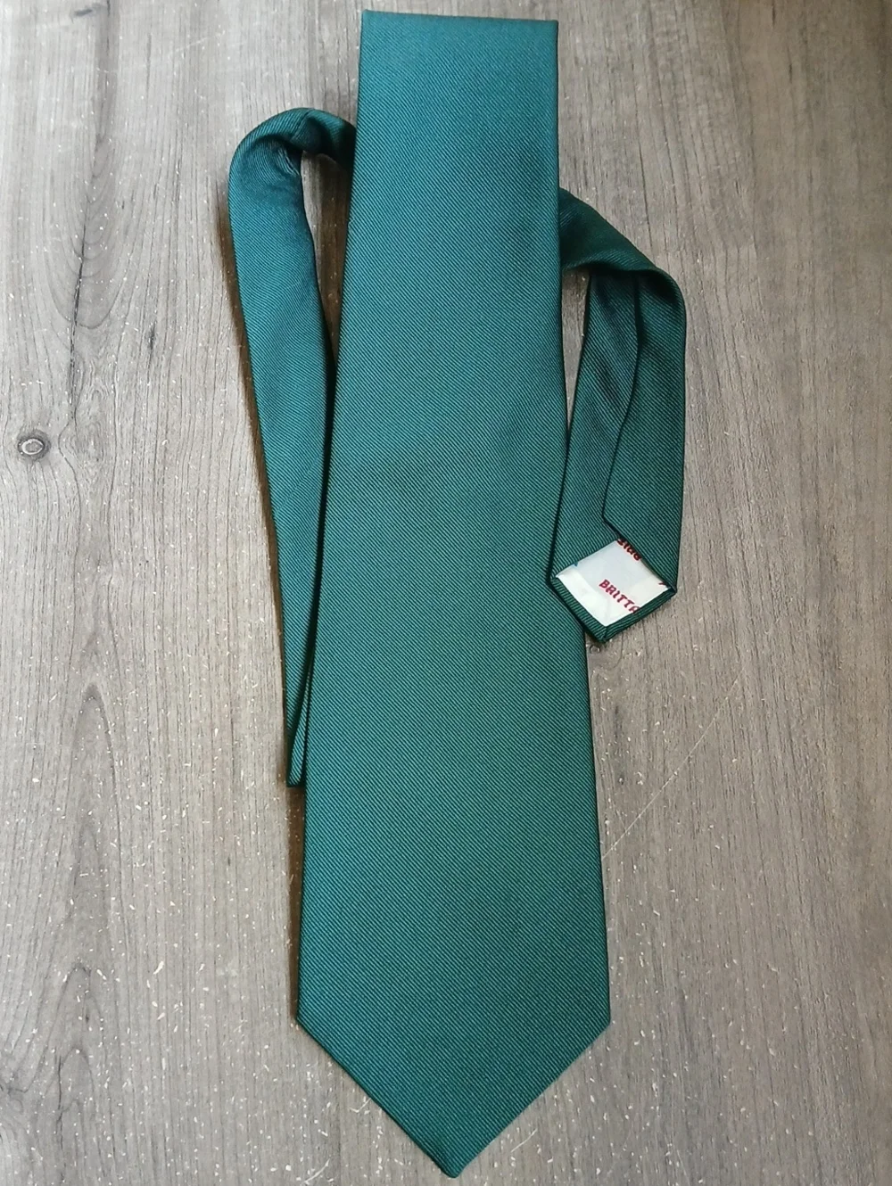 Vintage Brittania Forest Green 60s Tie